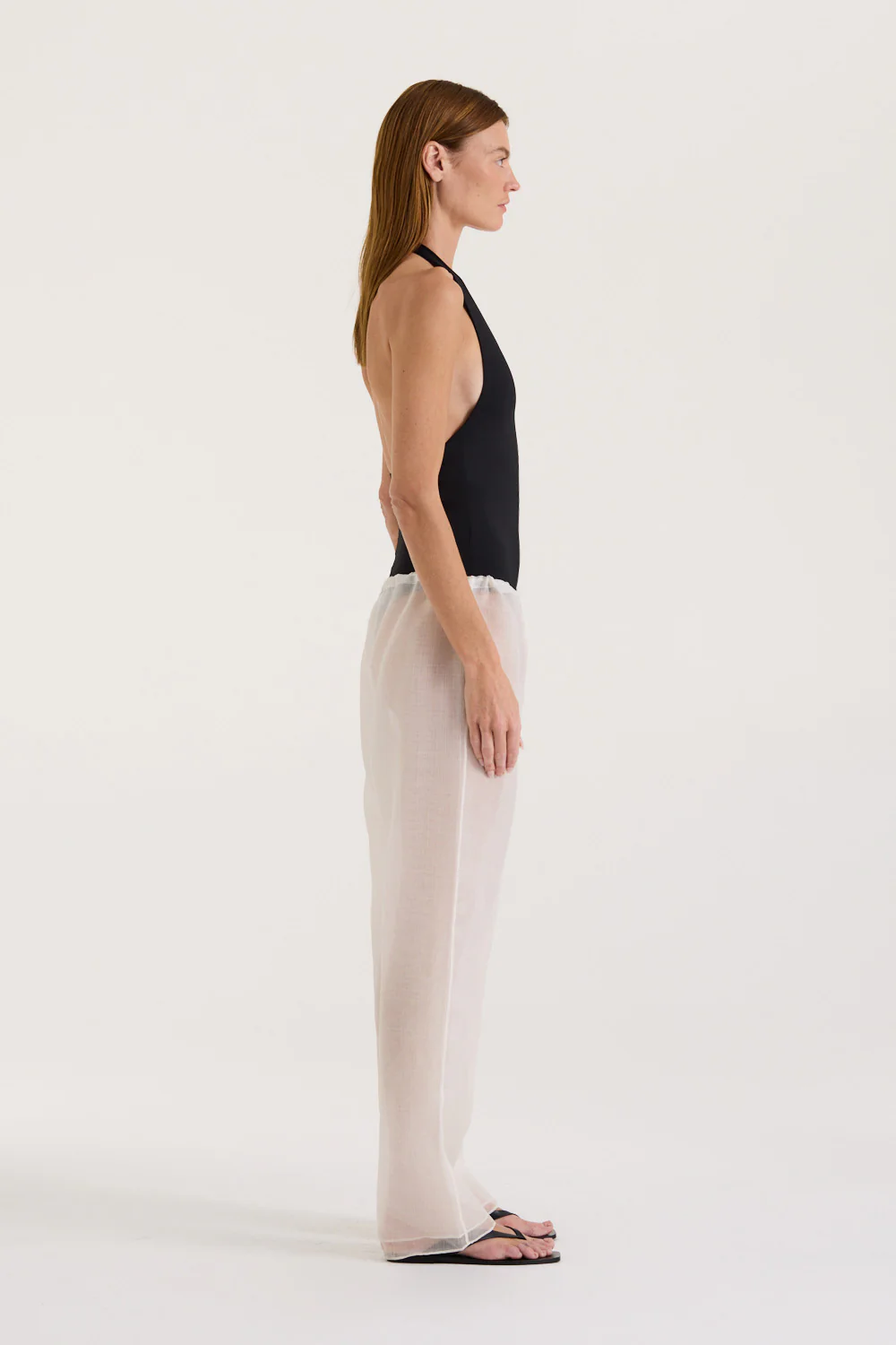 Tasha Sheer Silk Pant - Image 3